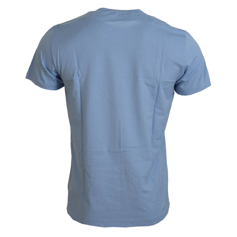 Dolce & Gabbana Elegant Light Blue Cotton Tee