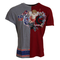 Dolce & Gabbana Floral Angels Crew Neck T-Shirt