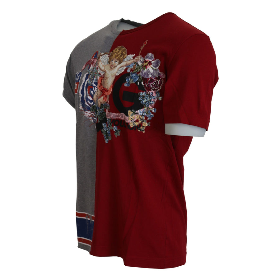 Dolce & Gabbana Floral Angels Crew Neck T-Shirt