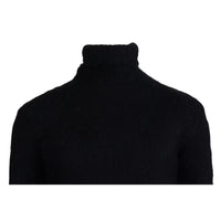 Dolce & Gabbana Stunning Black and Gold Crewneck Sweater