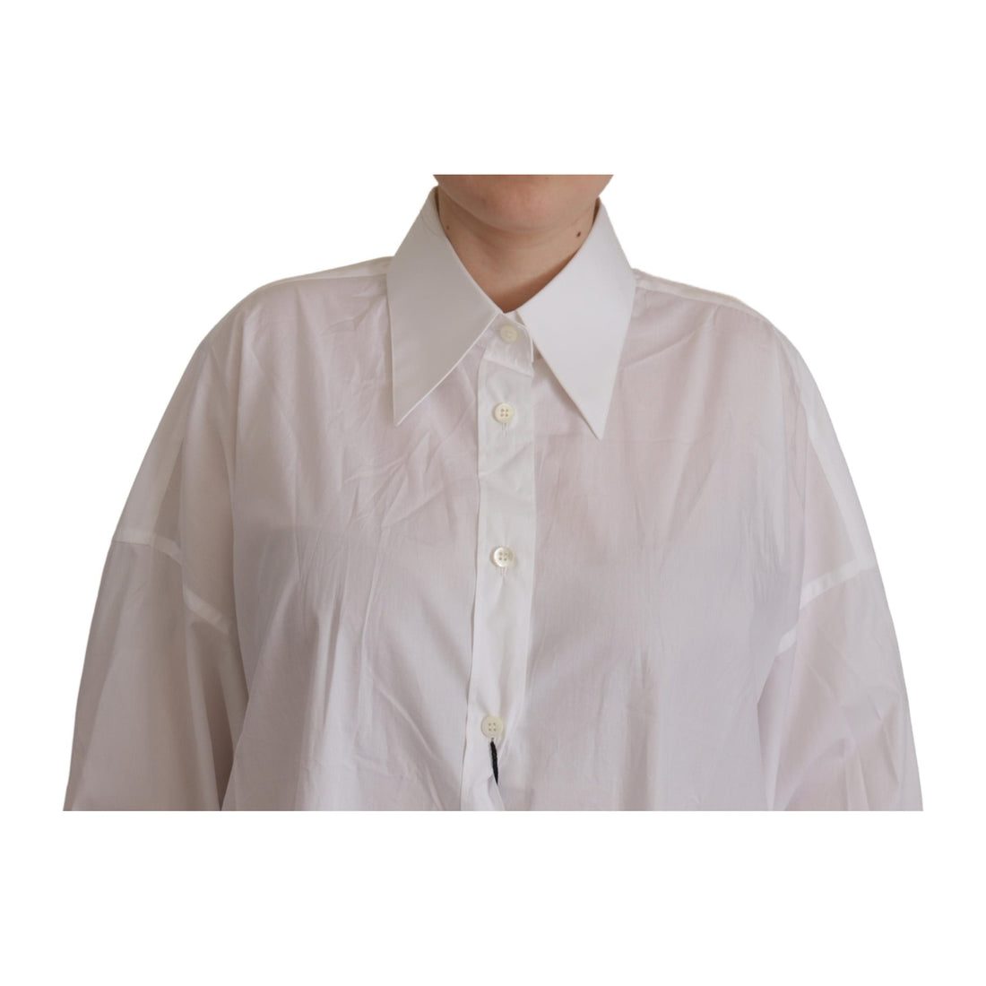 Dolce & Gabbana Elegant White Cotton Buttoned Shirt