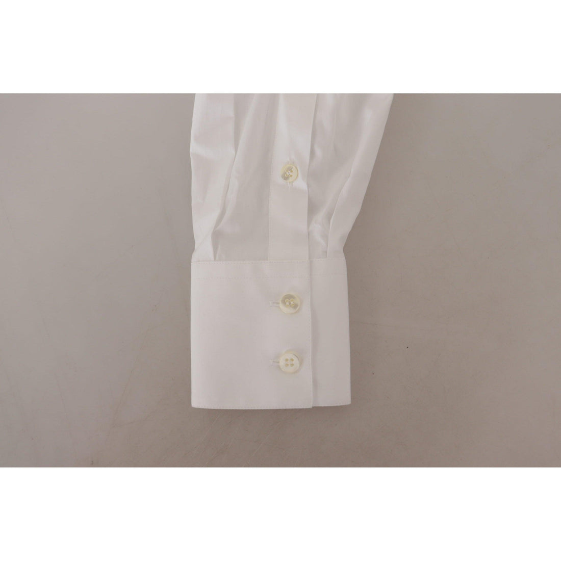 Dolce & Gabbana Elegant White Cotton Buttoned Shirt