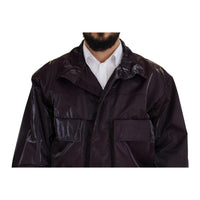 Dolce & Gabbana Elegant Purple Biker Jacket