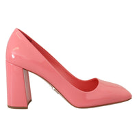 Prada Elegant Square Toe Pink Heels