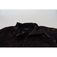 Dolce & Gabbana Elegant Bordeaux Collared Jacket