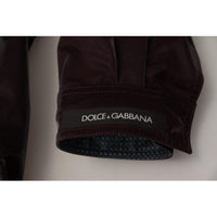 Dolce & Gabbana Elegant Bordeaux Collared Jacket