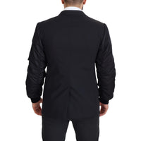 Dolce & Gabbana Elegant Black Virgin Wool Jacket