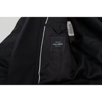 Dolce & Gabbana Elegant Black Virgin Wool Jacket