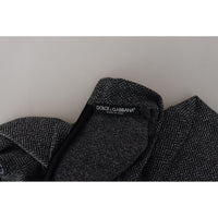 Dolce & Gabbana Elegant Dark Gray Pullover Sweater