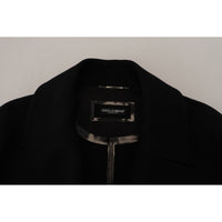 Dolce & Gabbana Elegant Double Breasted Wool Overcoat