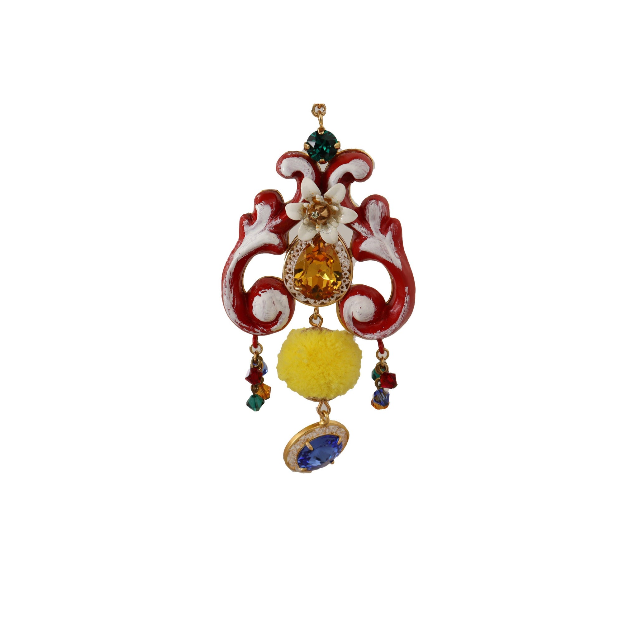 Dolce &amp; Gabbana Multicolor Crystal Statement Necklace