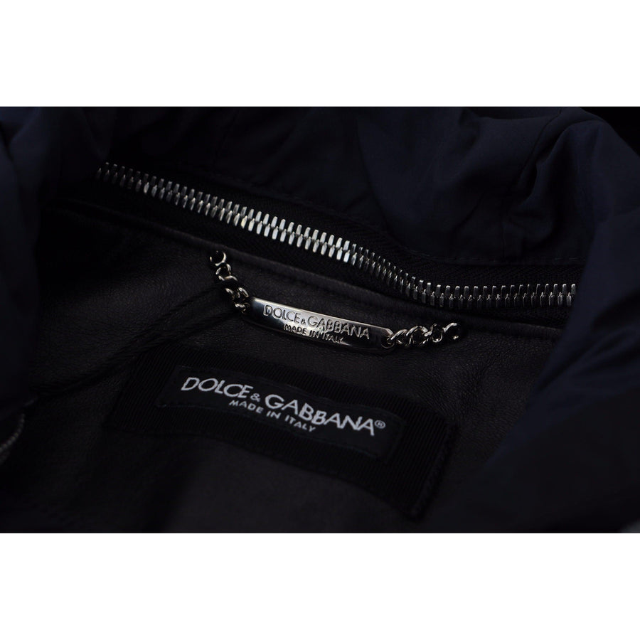 Dolce & Gabbana Elegant Black Bomber Blouson Jacket