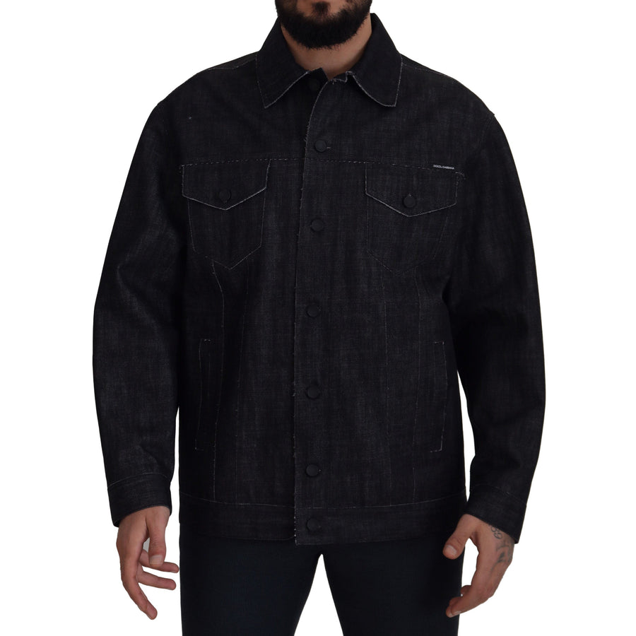 Dolce & Gabbana Elegant Black Denim Jacket