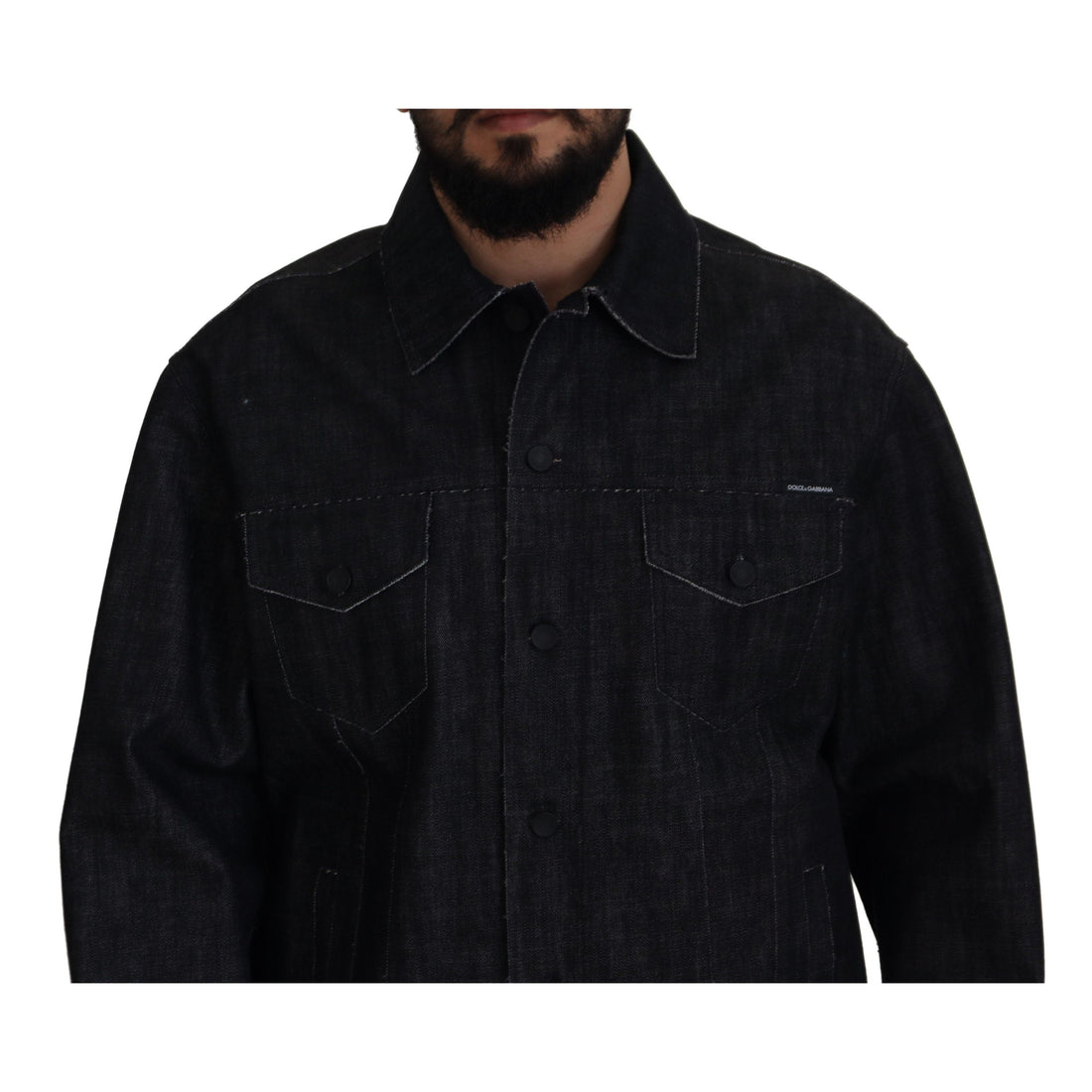 Dolce & Gabbana Elegant Black Denim Jacket