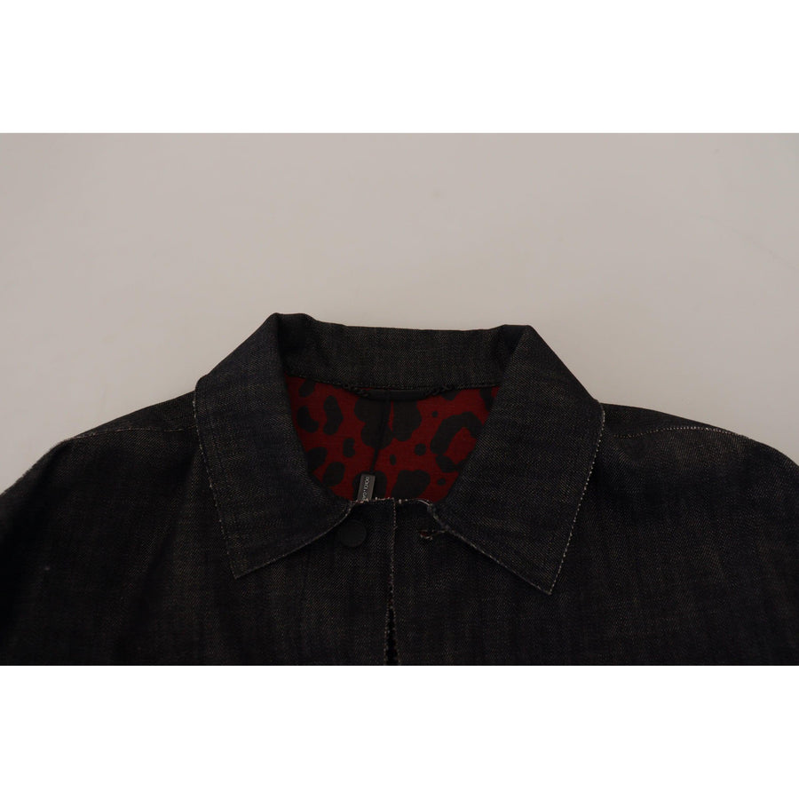 Dolce & Gabbana Elegant Black Denim Jacket