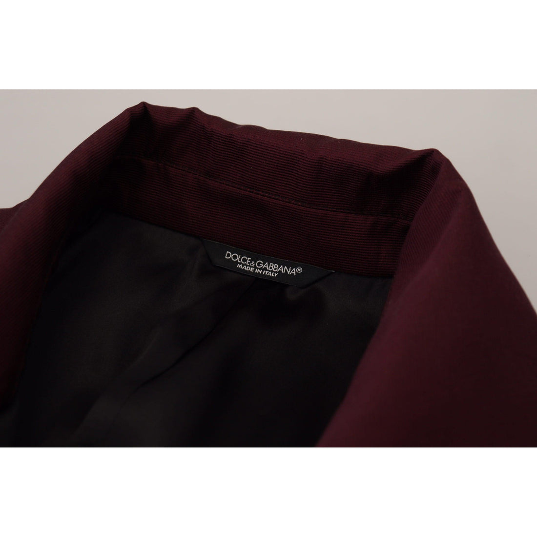 Dolce & Gabbana Elegant Bordeaux Double-Breasted Jacket