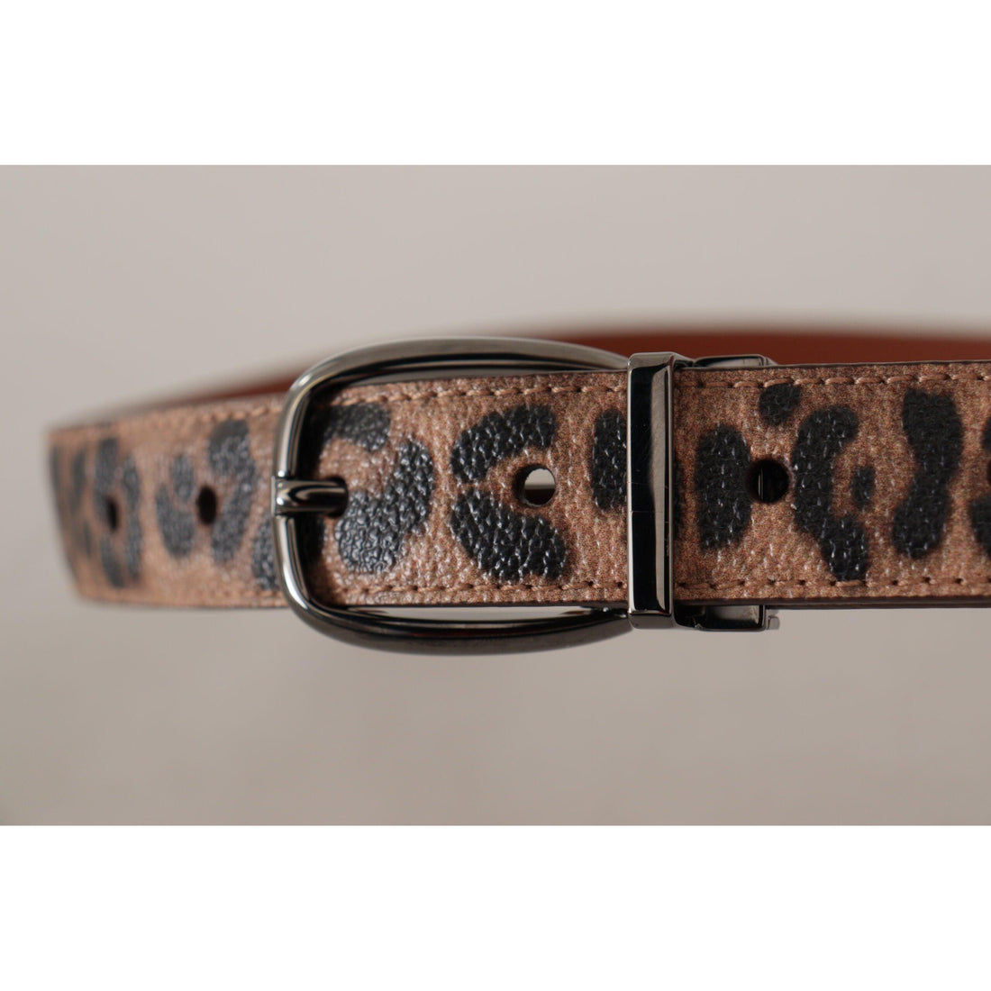 Dolce & Gabbana Elegant Engraved Leather Belt - Timeless Style