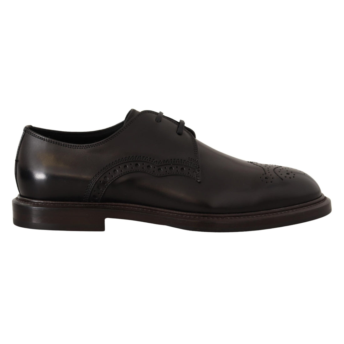 Dolce & Gabbana Elegant Black Derby Dress Shoes