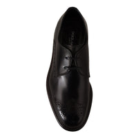 Dolce & Gabbana Elegant Black Derby Dress Shoes