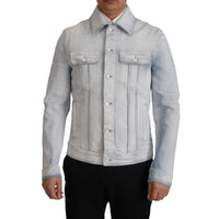 Dolce & Gabbana Elegant Light Blue Denim Jacket