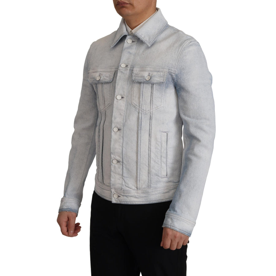 Dolce & Gabbana Elegant Light Blue Denim Jacket