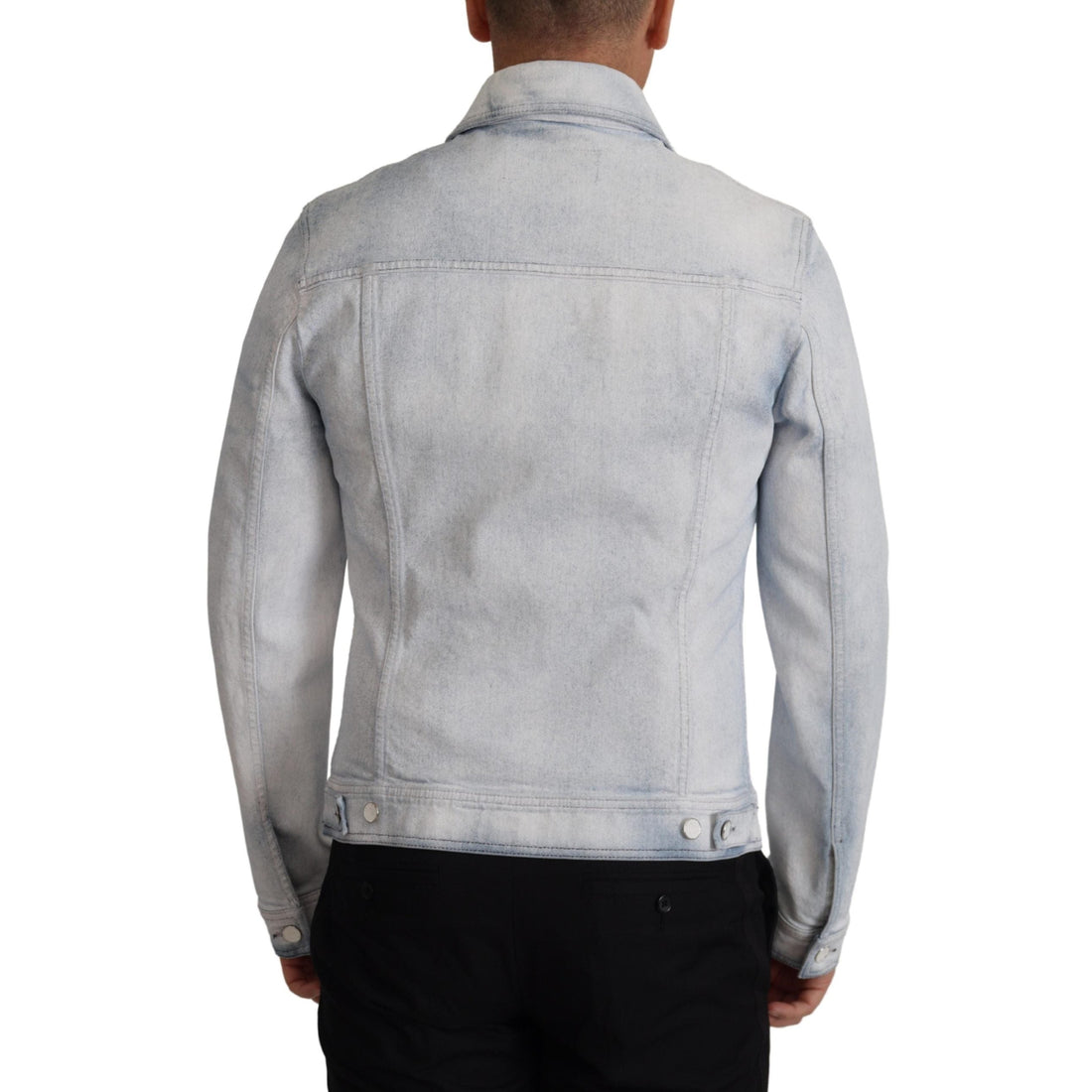 Dolce & Gabbana Elegant Light Blue Denim Jacket