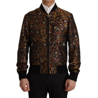 Dolce & Gabbana Elegant Brown Blouson Jacket