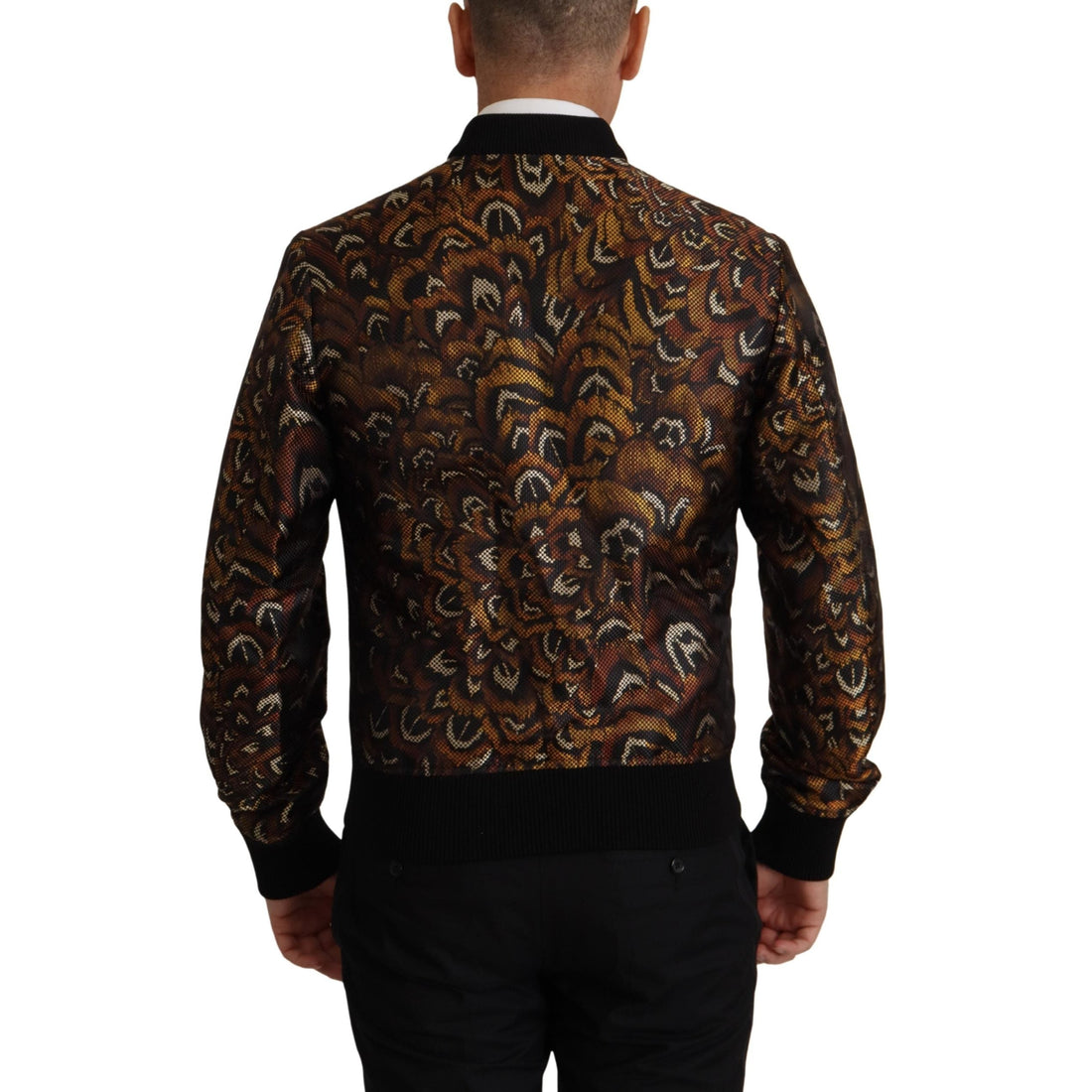 Dolce & Gabbana Elegant Brown Blouson Jacket