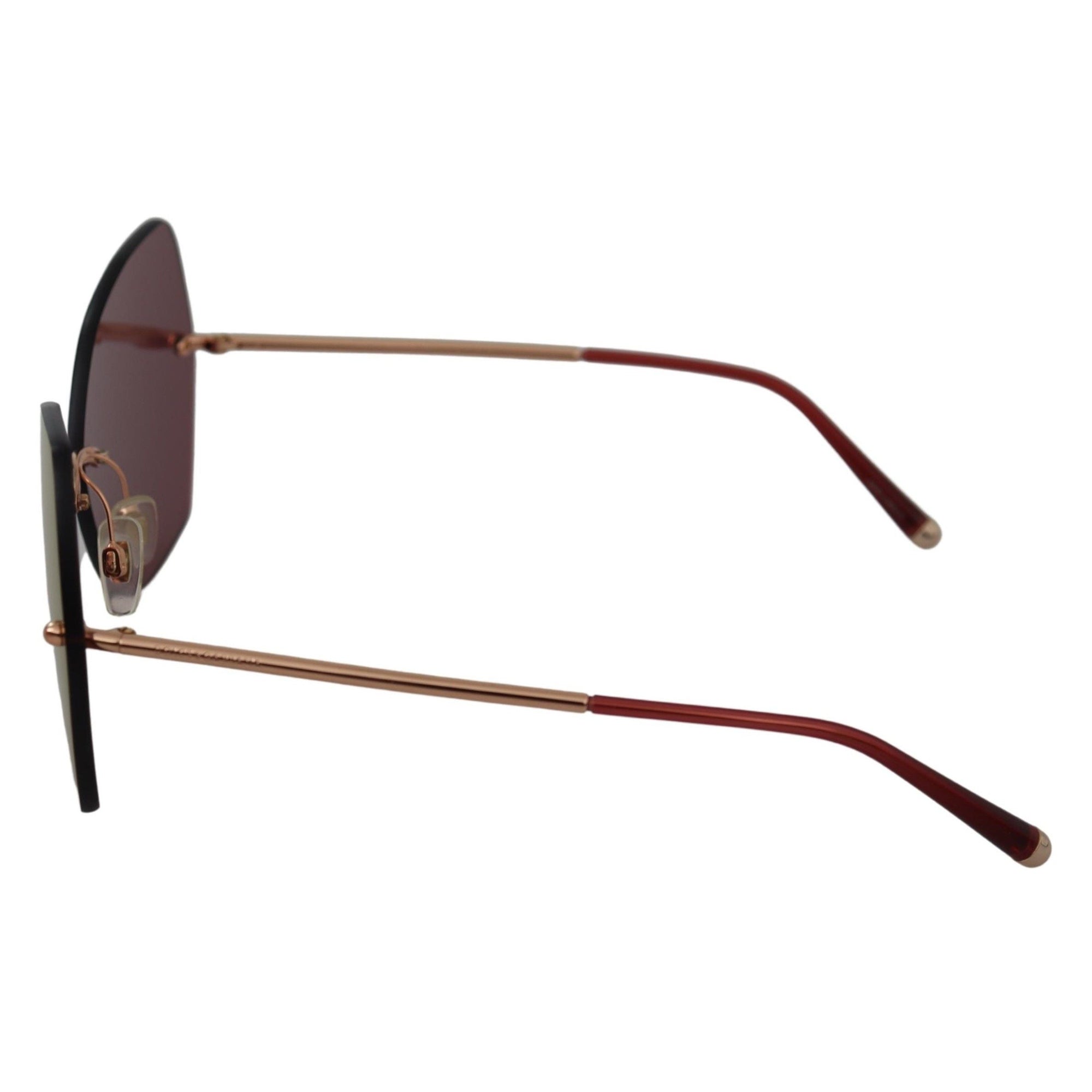 Dolce &amp; Gabbana Chic Red 100% UV Protection Sunglasses