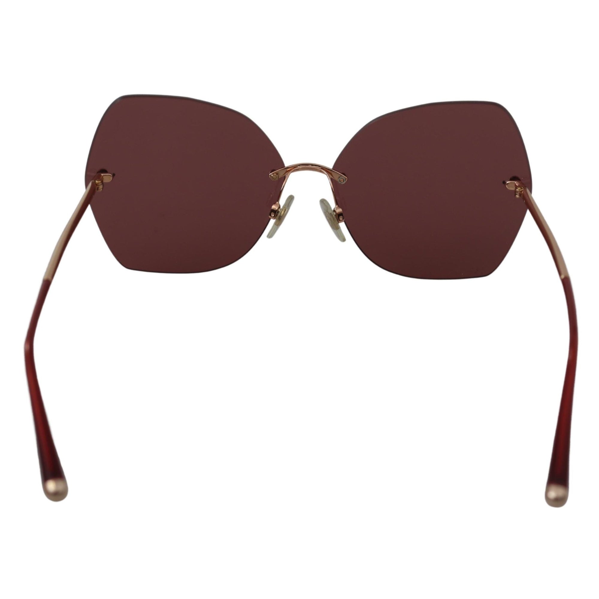 Dolce &amp; Gabbana Chic Red 100% UV Protection Sunglasses