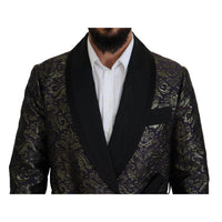 Dolce & Gabbana Gold Jacquard Robe Jacket