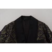 Dolce & Gabbana Gold Jacquard Robe Jacket