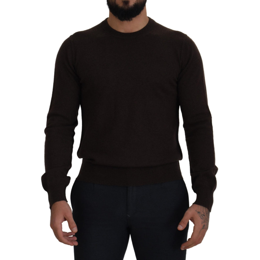 Dolce & Gabbana Elegant Cashmere Crew Neck Sweater