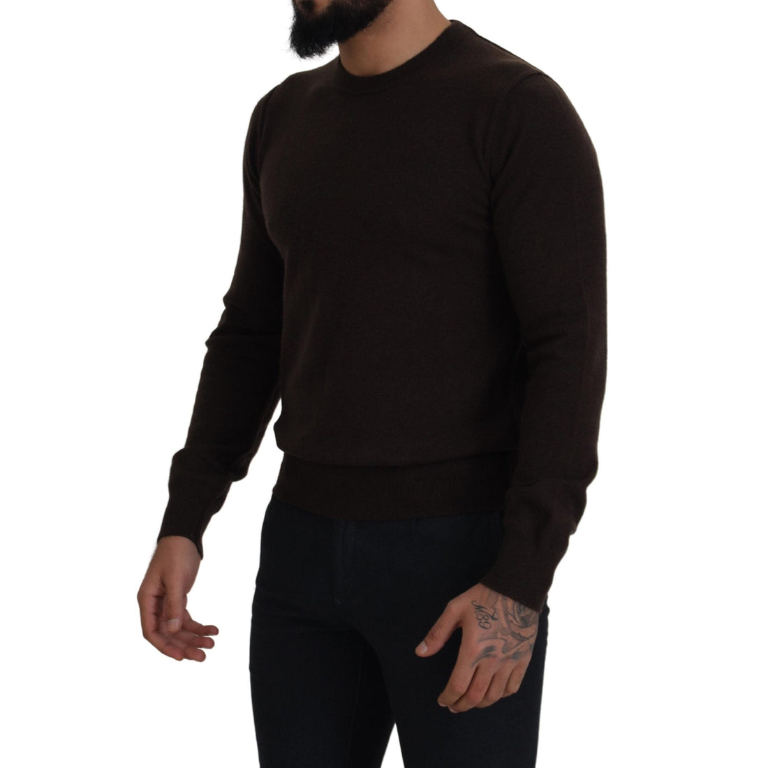 Dolce & Gabbana Elegant Cashmere Crew Neck Sweater