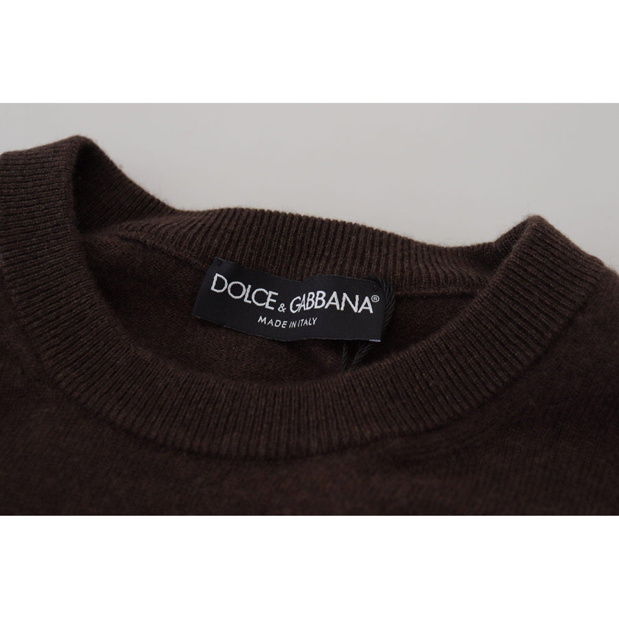 Dolce & Gabbana Elegant Cashmere Crew Neck Sweater