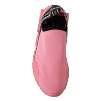 Dolce & Gabbana Chic Pink Sorrento Slip-On Sneakers