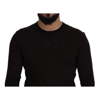 Dolce & Gabbana Elegant Brown Crewneck Cotton Sweater