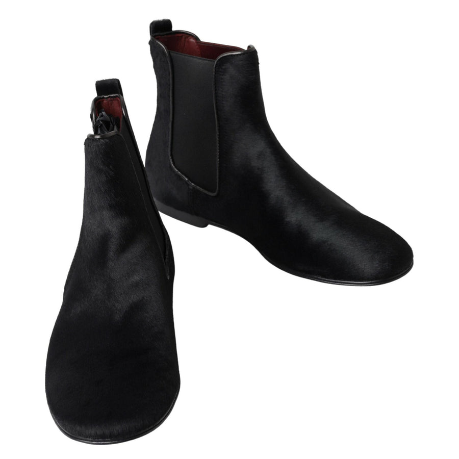 Dolce & Gabbana Elite Italian Leather Chelsea Boots