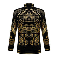 Embroidery Men Suits&amp;Blazer One Piece Luxury Royal Fashion Casual Business Trendy Male Suit Jacket In Stock Free Shipping