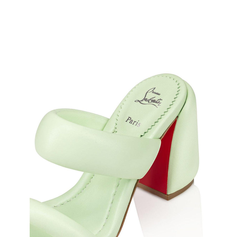 Christian Louboutin Emerald Elegance Leather Mules