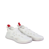 Christian Louboutin Elegant White Leather Sneakers