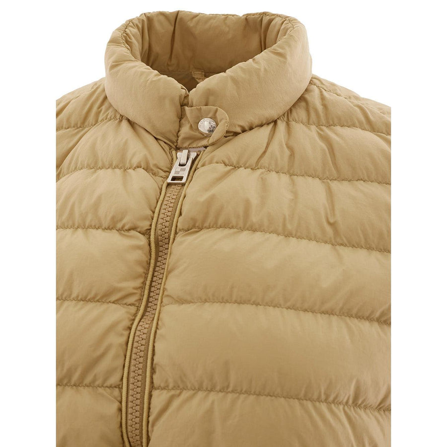 Woolrich Chic Beige Quilted Lightweight Jacket