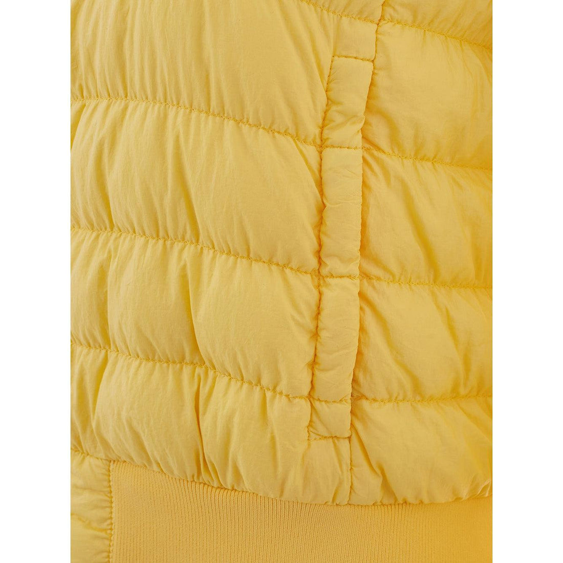 Woolrich Chic Yellow Quilted Bomber Jacket