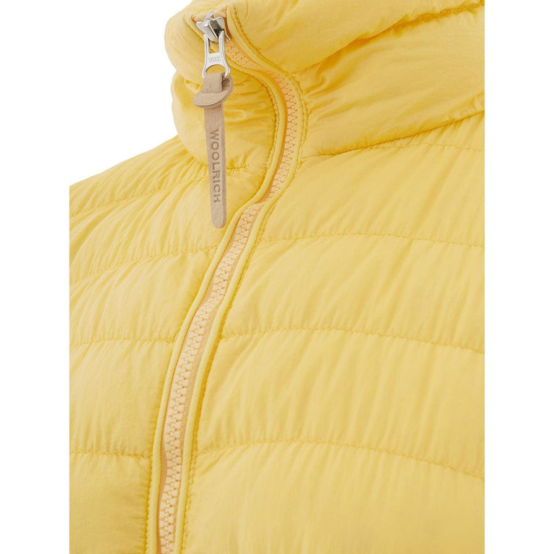 Woolrich Chic Yellow Quilted Bomber Jacket