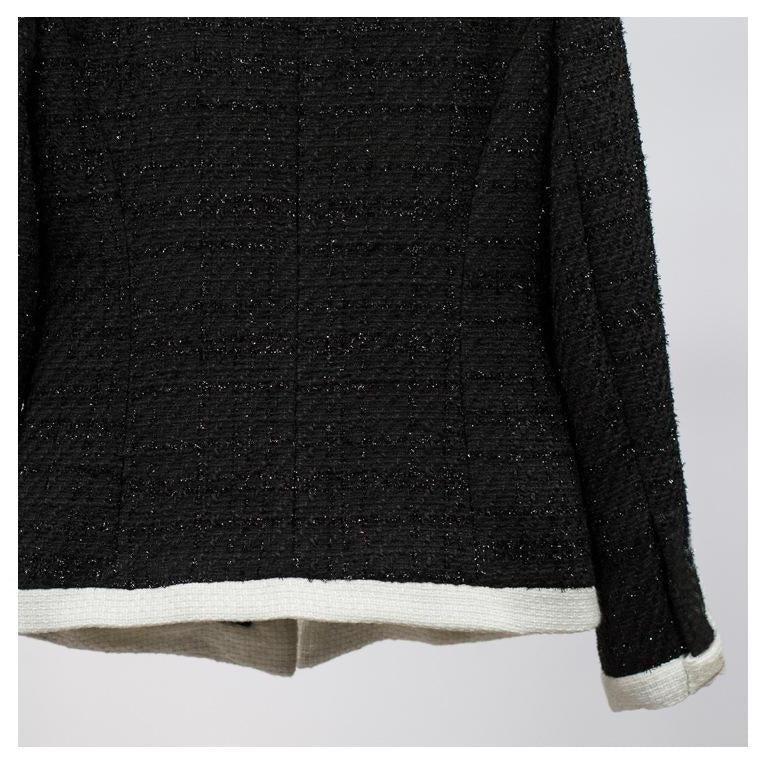 Deux Pièces Gris Short &amp; Cardigan Gris &amp; Boutons Dorés - Paris Deluxe