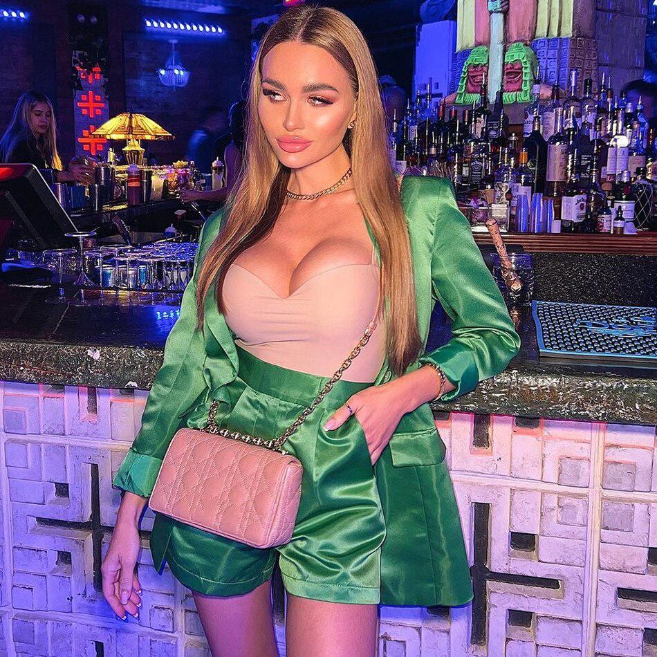 Deux pièces Vert Short &amp; Veste Look Paris - Paris Deluxe
