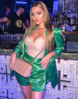 Deux pièces Vert Short & Veste Look Paris - Paris Deluxe
