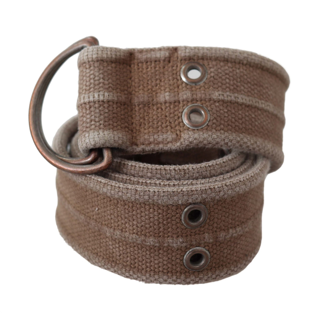 Dolce & Gabbana Beige Leather Logo Belt Sling Cintura Buckle Belt