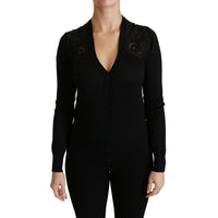 Dolce & Gabbana Alluring Silk Blend Lace Cardigan