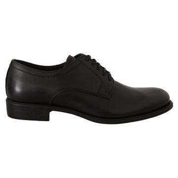 Dolce & Gabbana Elegant Black Derby Formal Shoes